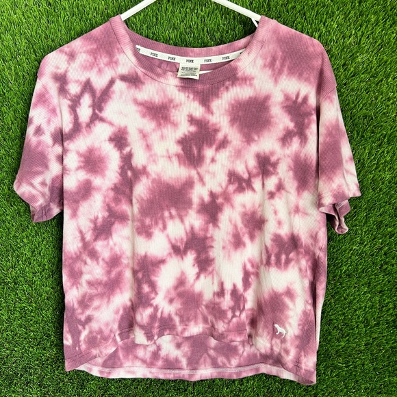 pink tye dye t shirt - Picture 1 of 7